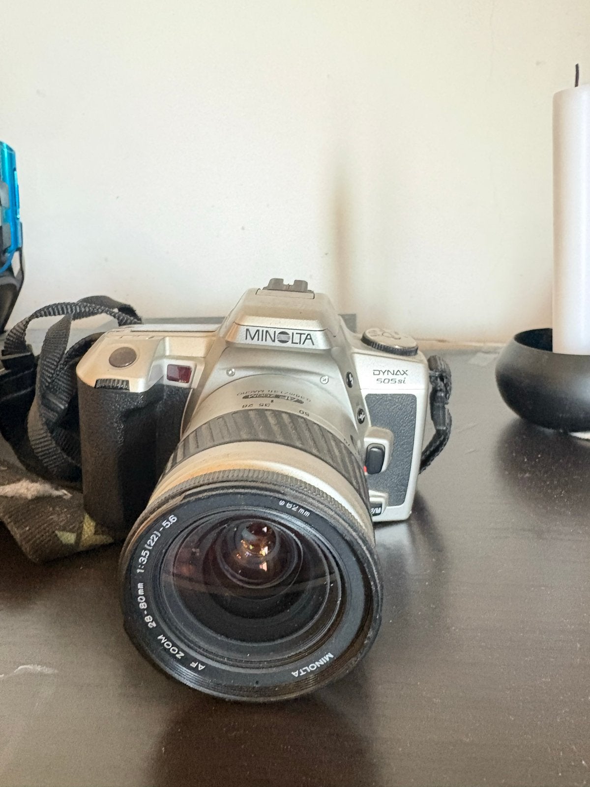 Minolta Dynax 505si Spiegelreflexcamera met AF Zoomlens, Ophalen of Verzenden, Gebruikt, Spiegelreflex, Minolta