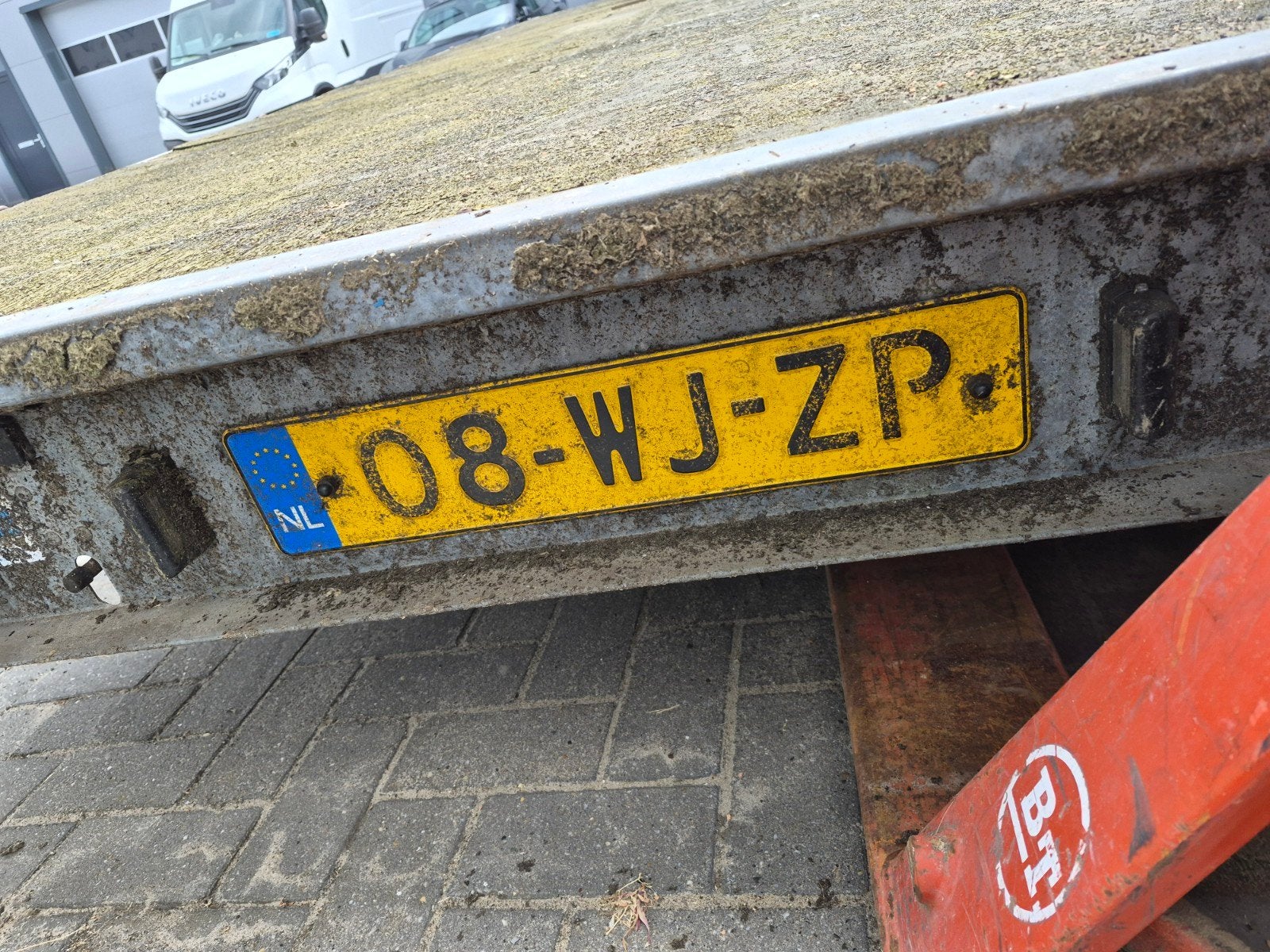 Hulco Plateauwagen 3500kg - Recent onderhoud & 13-polig, Ophalen, Gebruikt