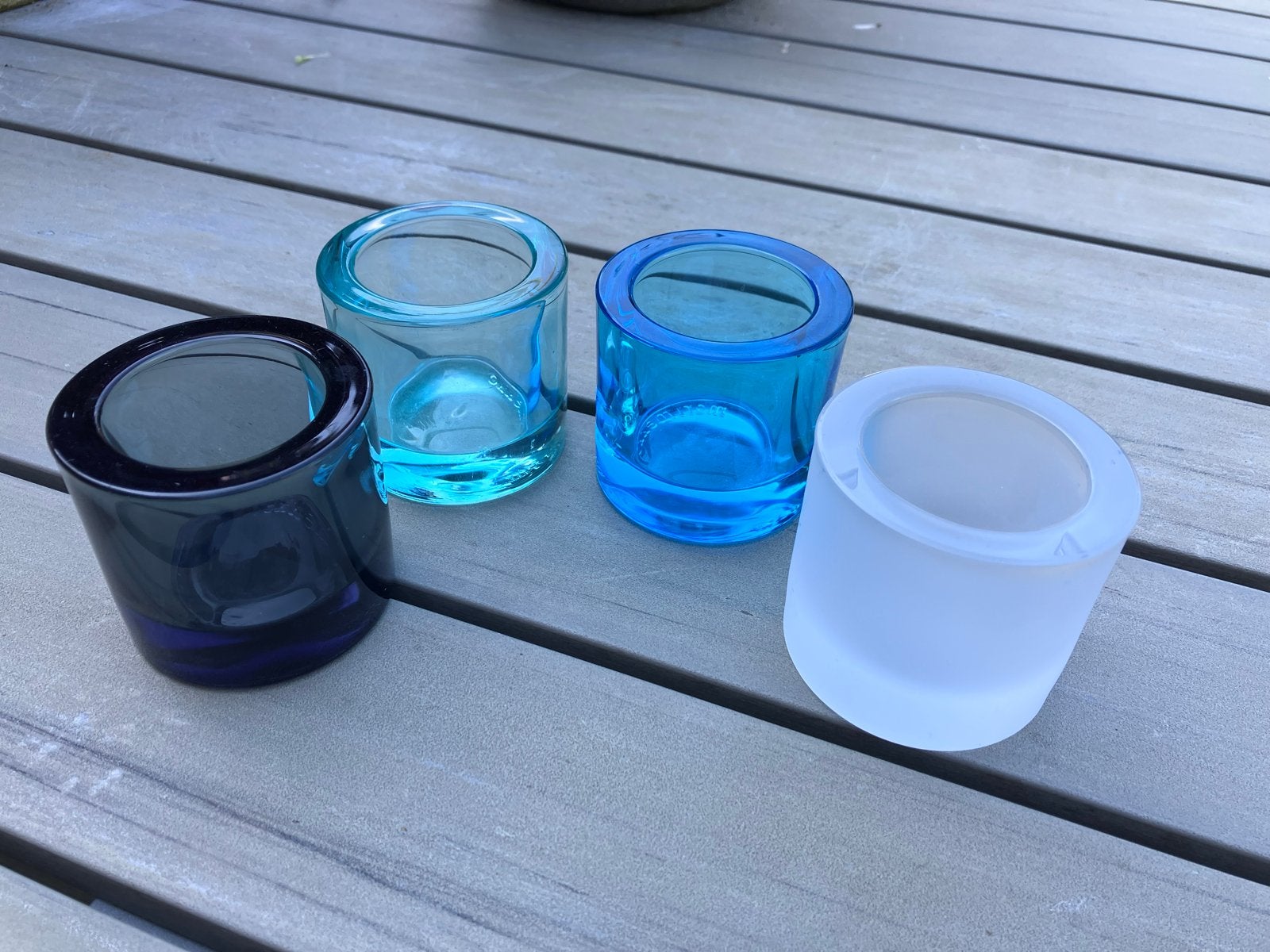 Iittala Kivi waxinelichthouders - diverse kleuren, Huis en Inrichting, Meerkleurig, Waxinelichthouder, Ophalen of Verzenden, Iittala