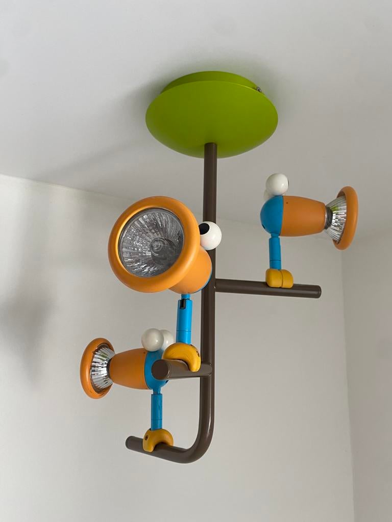 Massive ‘Birdey’ kinderlamp plafondlamp met 3 GU10 spotjes, Ophalen of Verzenden, Zo goed als nieuw