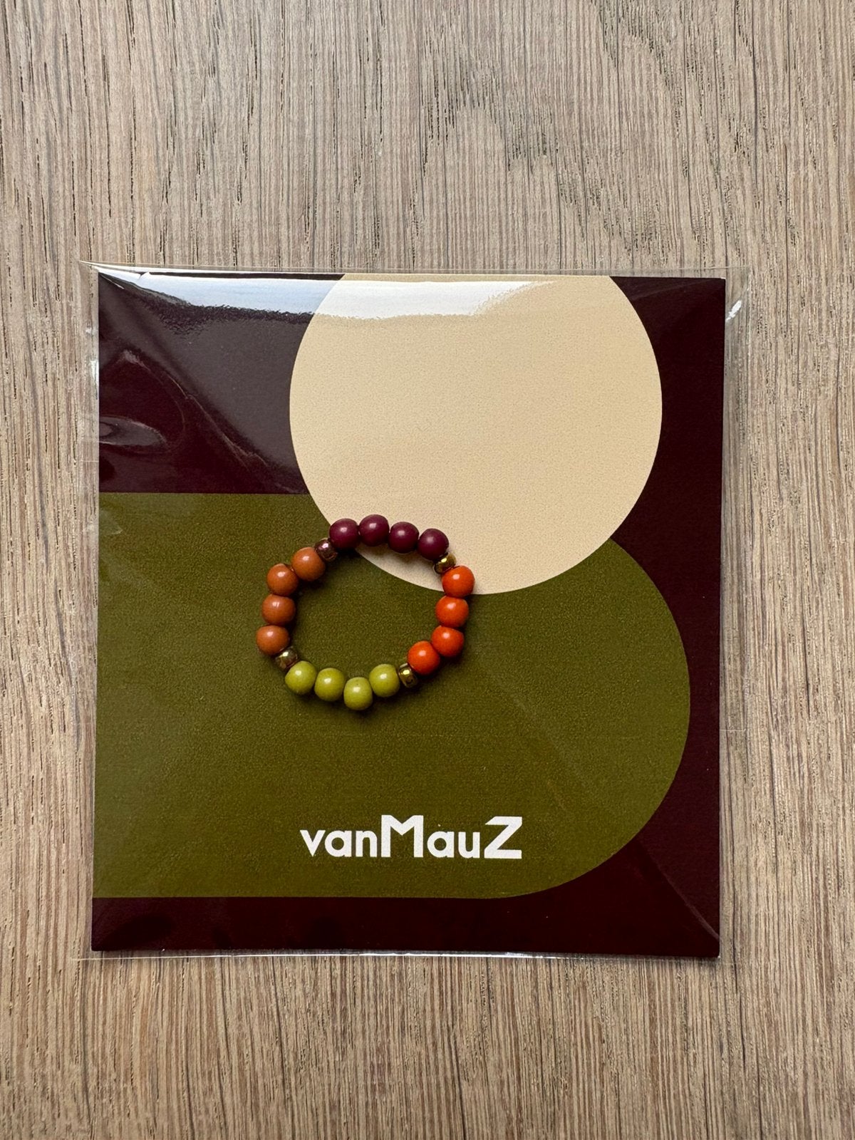 Ring VanMauz, Sieraden, Tassen en Uiterlijk, Ringen, Overige materialen, Nieuw, Ophalen of Verzenden, Dame
