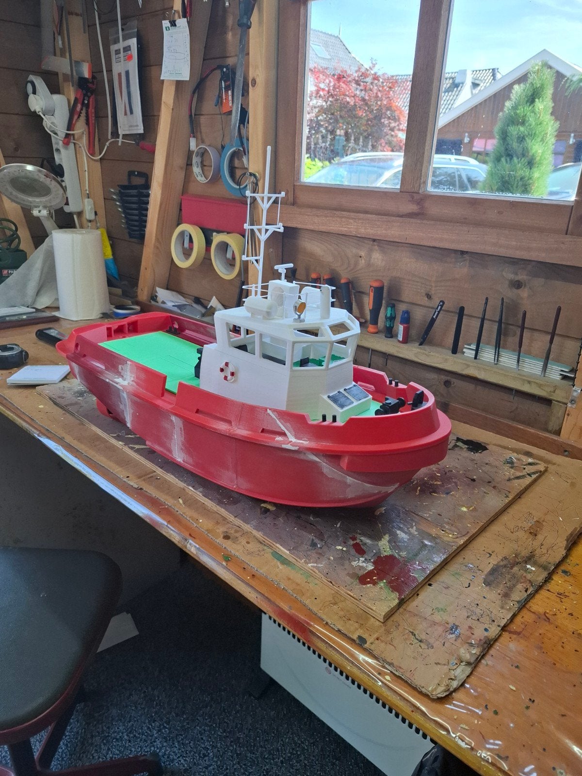 3d sleepboot €50., Ophalen