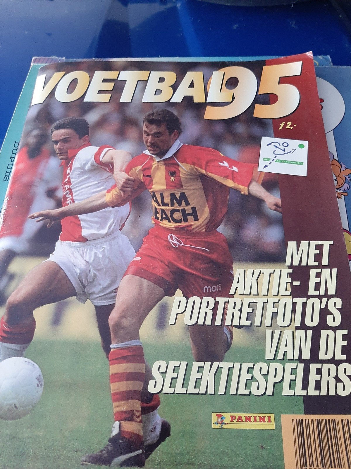 Voetbal 95 Panini Album met Actie- en Portretfoto's, Ophalen, Gebruikt, Overige binnenlandse clubs, Boek of Tijdschrift