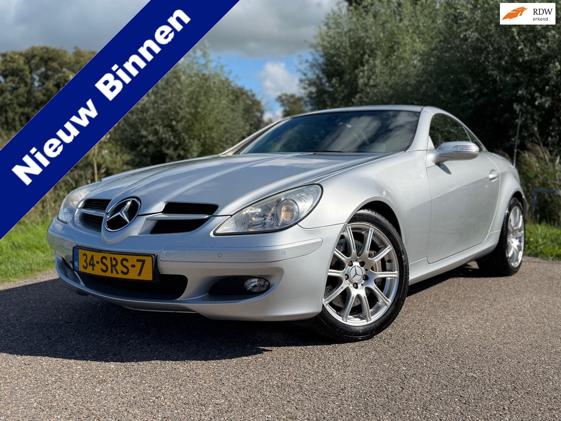Mercedes-Benz SLK-klasse 350 / Cabrio Hardtop / 2de Eigenaar, Auto's, Stoelverwarming, Achterwielaandrijving, Gebruikt, Cabriolet
