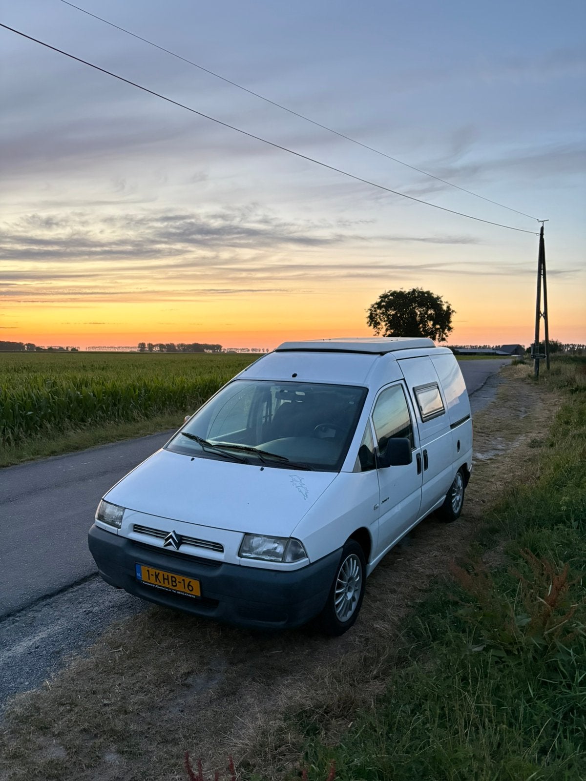 Citroen jumpy minicamper 2003 met autotent en carplay, Ophalen