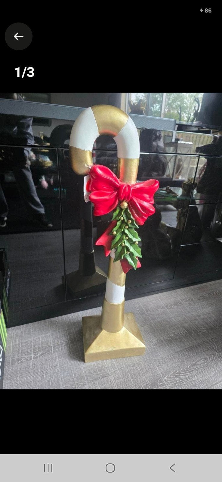 Kerst decoratie Zuurstok (nr.2)
1 meter groot
Nieuw. Bieden, Ophalen, Nieuw
