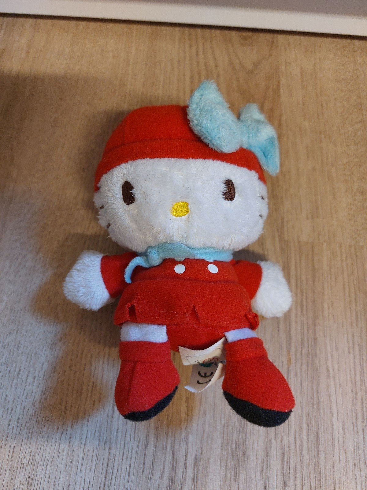 Hello kitty knuffeltje 16 cm, Ophalen of Verzenden