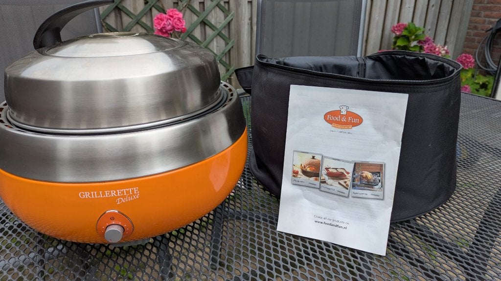 Rookvrije bbq houtskool -  Grillerette, Ophalen, Zo goed als nieuw, Met accessoires