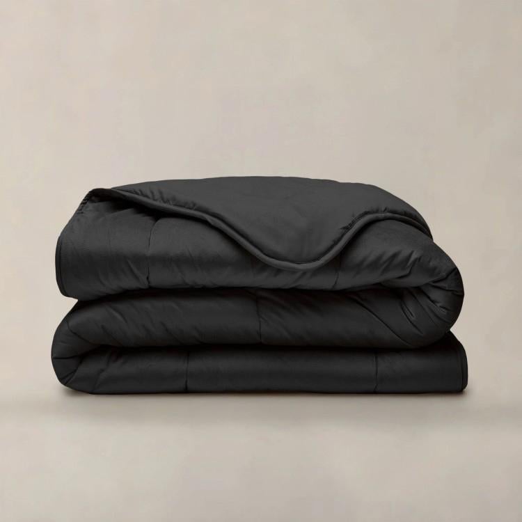 Velvet wasbaar dekbed black Sleeptime, Zwart, Ophalen of Verzenden, Deken of Dekbed, Nieuw