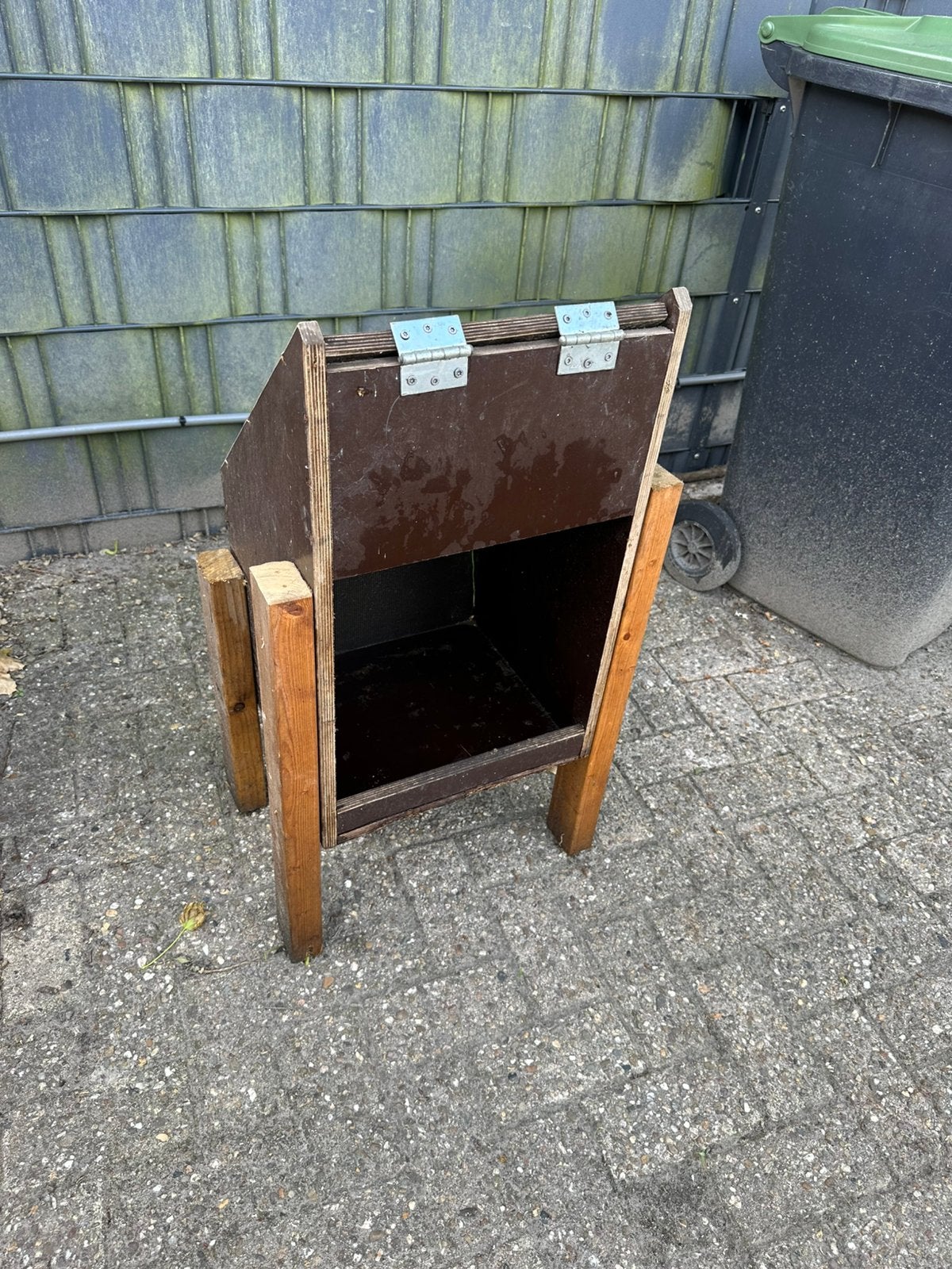 Kippen legnest / legbak – houten uitvoering, Dieren en Toebehoren, Pluimvee | Toebehoren, Ophalen, Zo goed als nieuw, Kippenhok of Kippenren