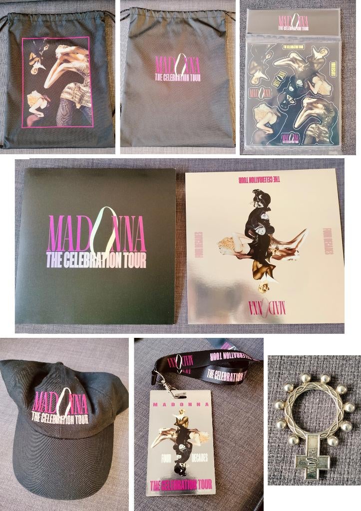Madonna Celebration Tour VIP merchandise pakket Drinks Token, Verzenden, Zo goed als nieuw, Gebruiksvoorwerp