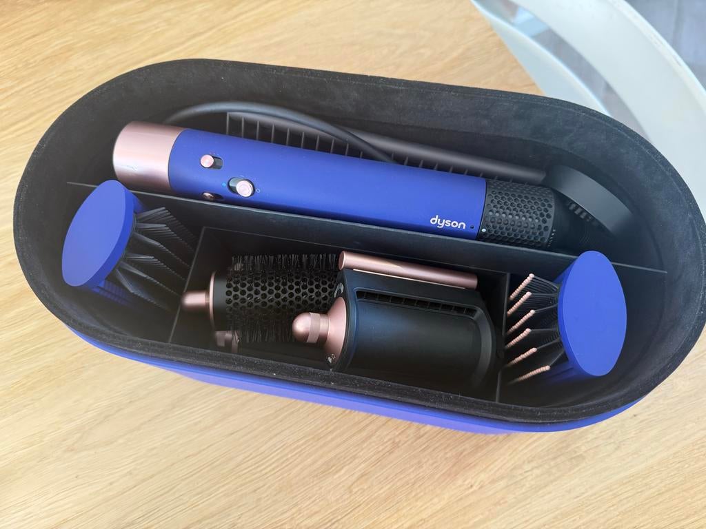 Dyson Airwrap Long Vinca Blue 2023 - Zo goed als nieuw, Ophalen of Verzenden, Zo goed als nieuw, Haarverzorging