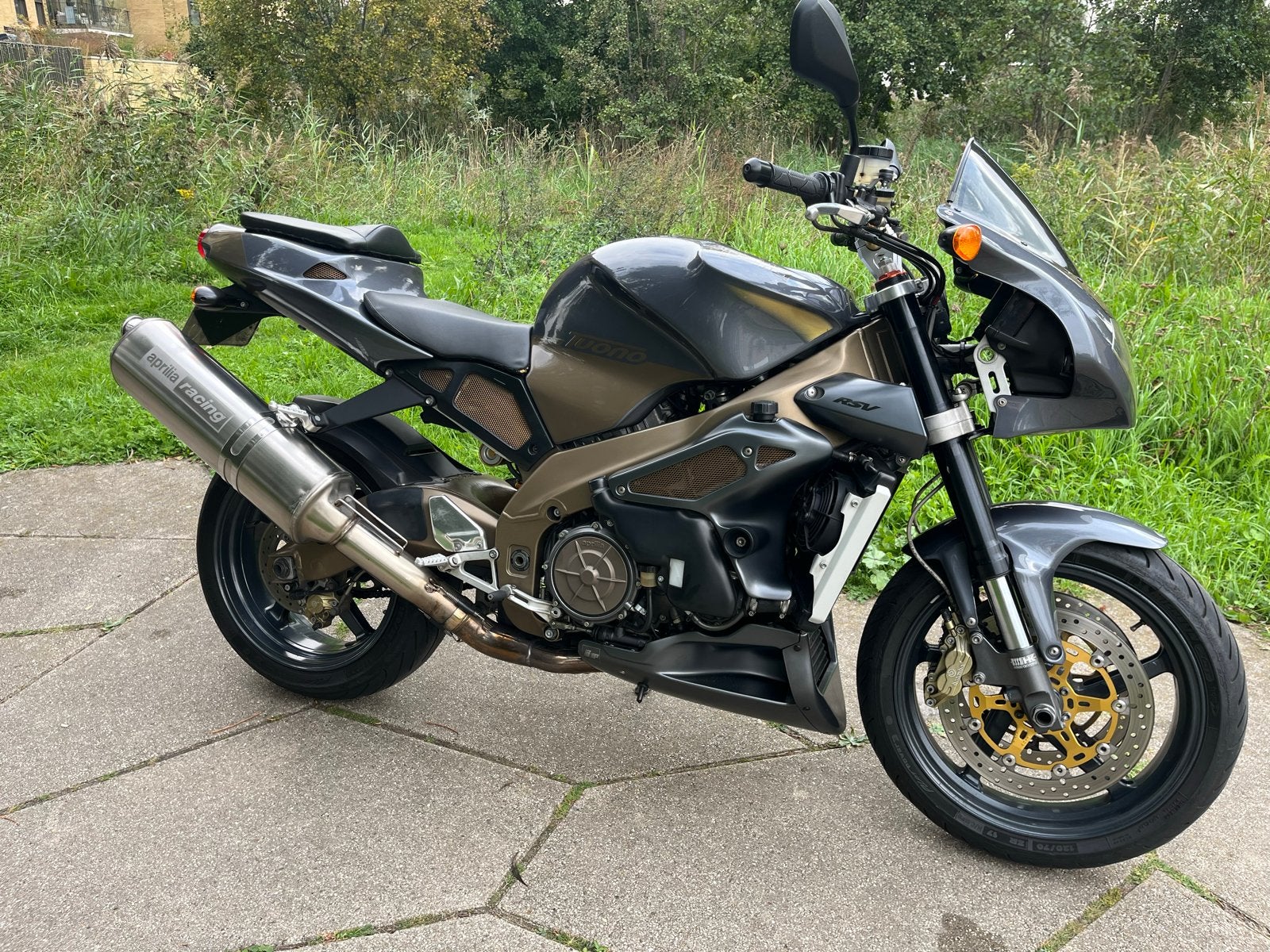 Aprilia Tuono RSV 1000 - Krachtige Naked Bike, 2 cilinders, Sportuitlaat, Motorrijbewijs A, Gebruikt