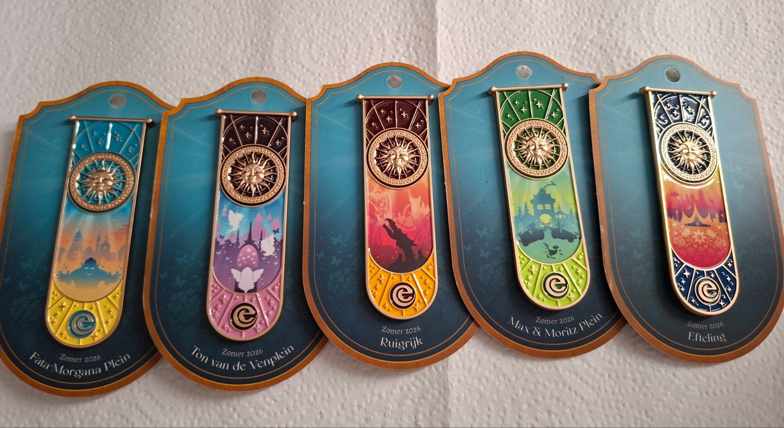 efteling zomerpins set 2026, Ophalen of Verzenden, Nieuw