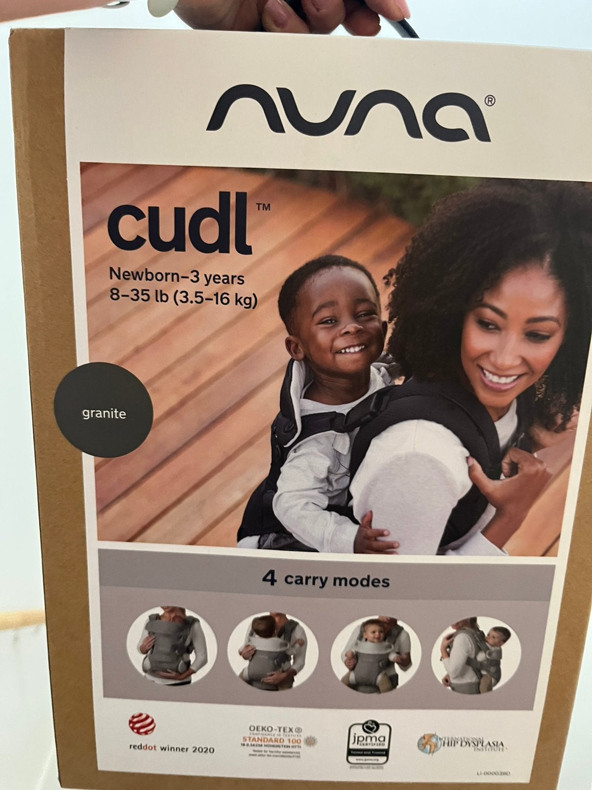 Nuna cudl baby carrier new, Kinderen en Baby's, Babydragers en Draagdoeken, Overige merken, Nieuw, Ophalen of Verzenden, Buik, Rug of Zij