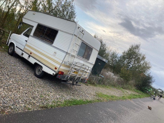 oldtimer camper (LPG / BENZINE ) MK2   wegenbelastingvrij, Caravans en Kamperen, Chemisch toilet, Buscamper of Camperbus, Ford