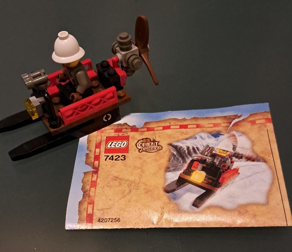 Lego Orient Expedition 7423: Bergscooter (compleet), Kinderen en Baby's, Speelgoed | Duplo en Lego, Ophalen, Compleet, Gebruikt