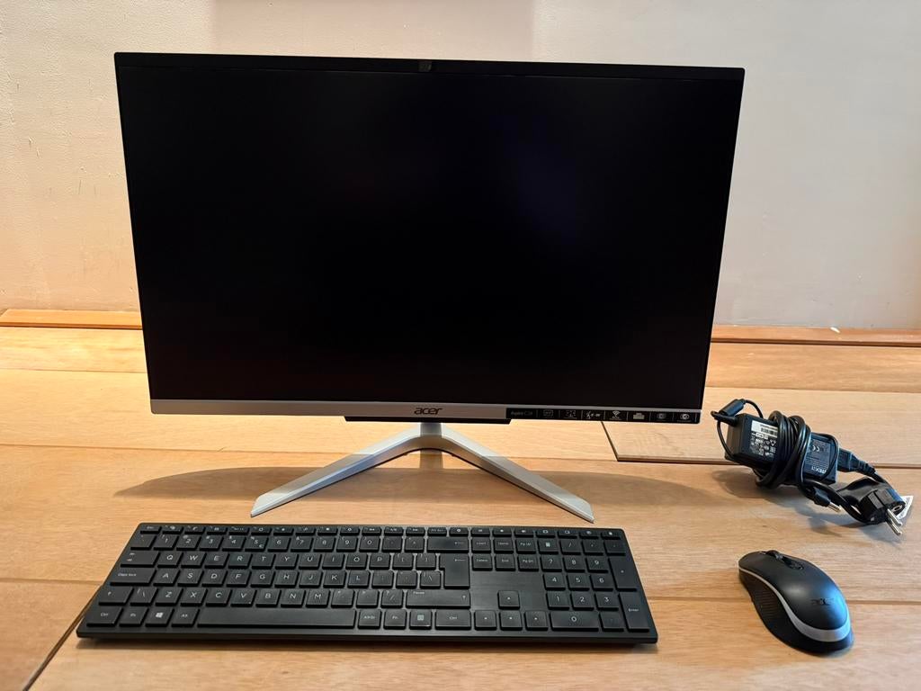 Acer Aspire C24-420 All-in-One PC, Computers en Software, Desktop Pc's, Ophalen, Gebruikt, 2 tot 3 Ghz, Met monitor