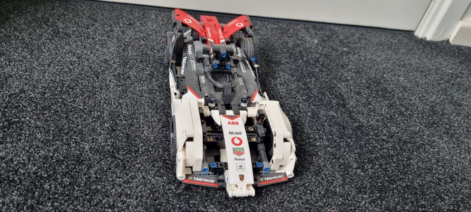 Lego technic porsch race auto., Ophalen of Verzenden, Zo goed als nieuw
