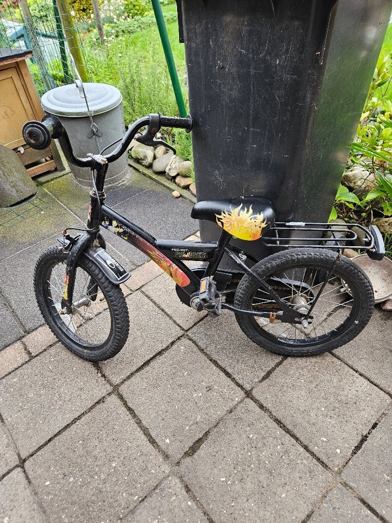 kinderfietsje Phoenix 16 inch opknapper, Ophalen, Gebruikt, Terugtraprem, Minder dan 16 inch