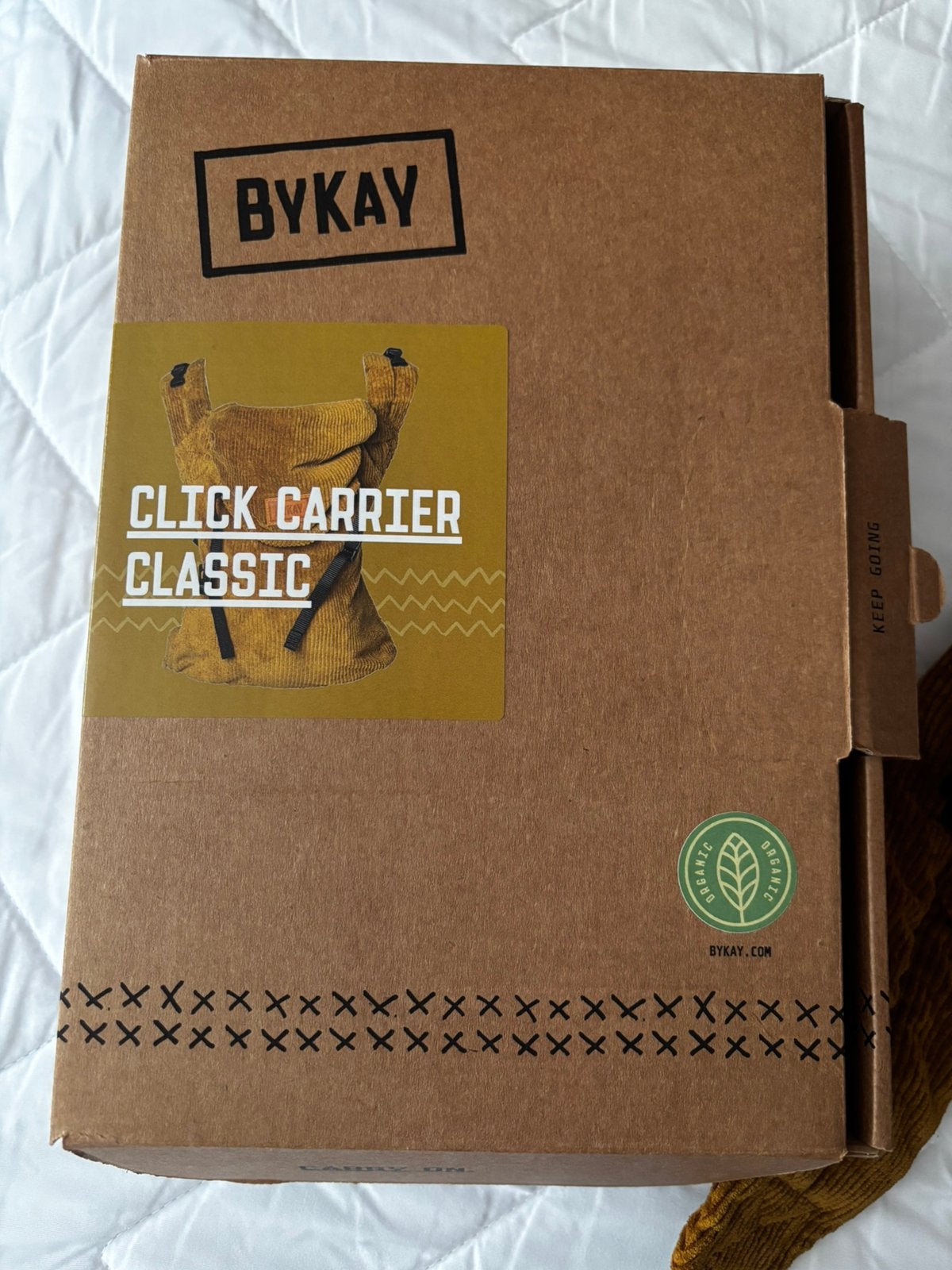 Bykay draagzak, Buik of Rug, Zo goed als nieuw, Draagzak, Ophalen