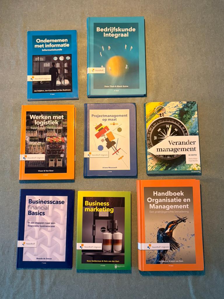 Studieboeken HBO (technische bedrijfskunde) Avans Hogeschool, Ophalen, Zo goed als nieuw
