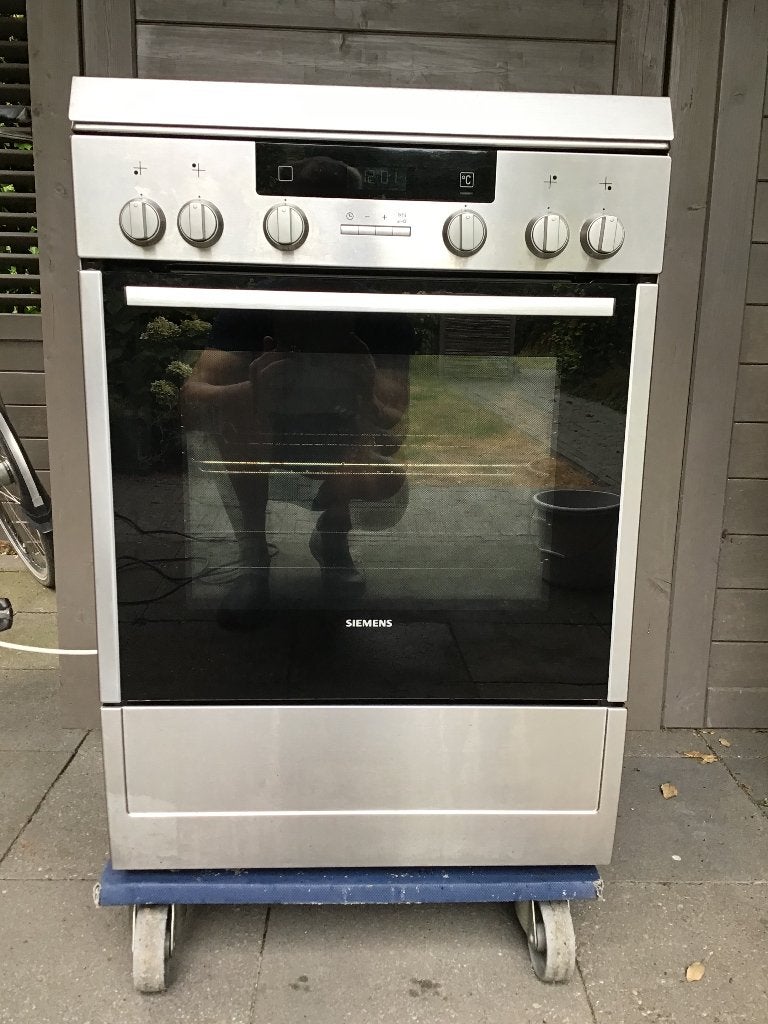 Gasfornuis Siemens HX74W520N type A met oven, Witgoed en Apparatuur, Fornuizen, Ophalen, Gebruikt, 4 kookzones, Gas