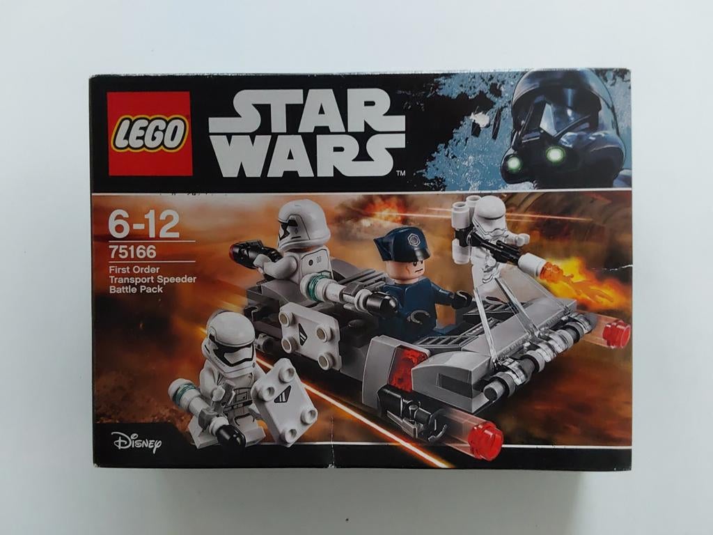 Lego 75166 Star W First Order Transp Speeder Battle Pack 🆕️, Star Wars, Lego, Nieuw, Ophalen of Verzenden