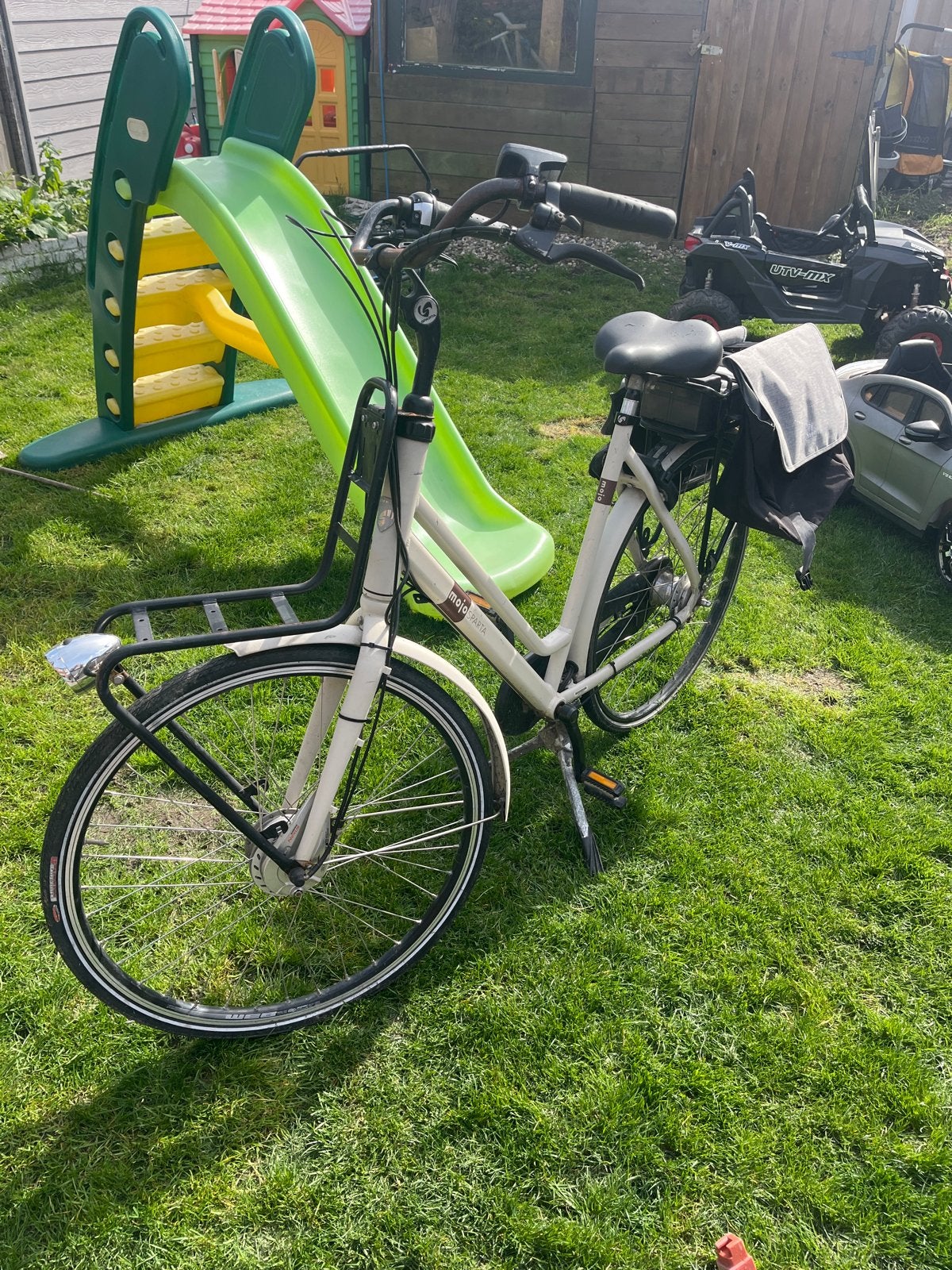 2 elektrische dames fietsen werkend maar met gebreken, Gebruikt, Velgrem, Versnellingen, 50 tot 53 cm