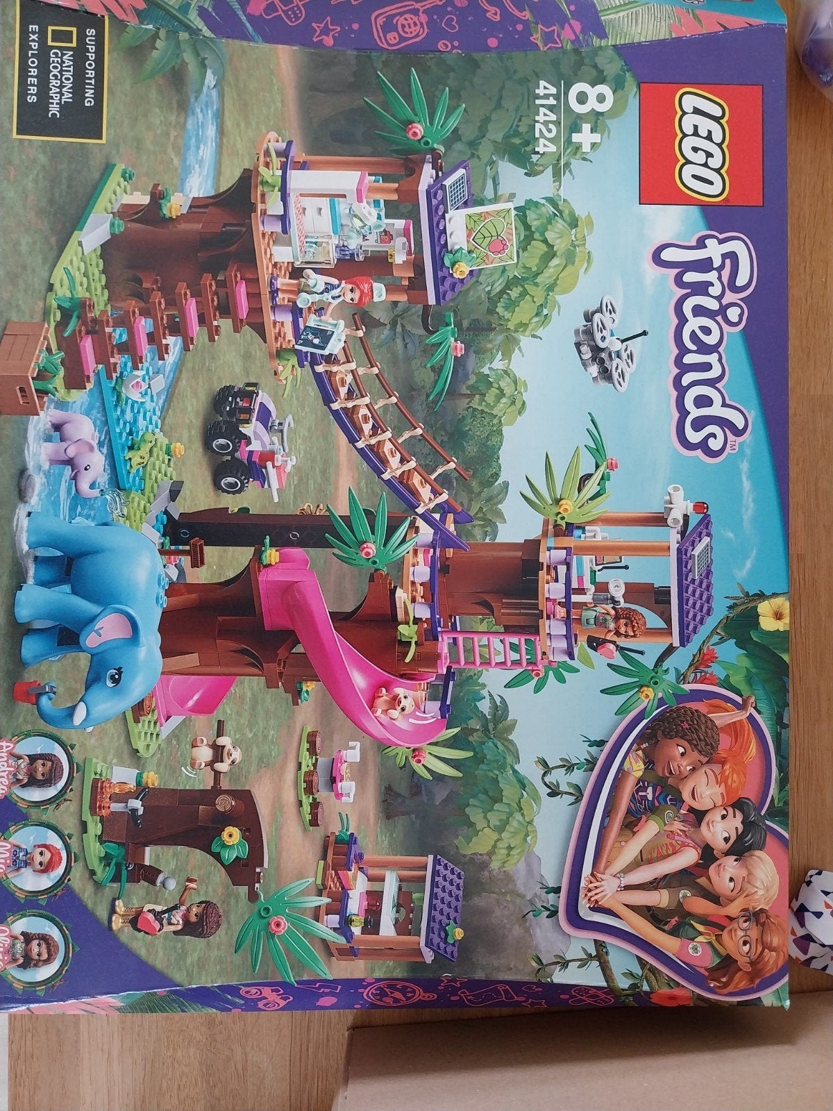 LEGO Friends 41424 Jungle Reddingsbasis, Lego, Friends, Ophalen of Verzenden, Zo goed als nieuw
