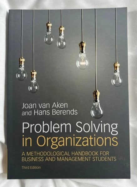 Problem Solving in organizations boek, Boeken, Joan Ernst van Aken, Zo goed als nieuw, Beta, HBO
