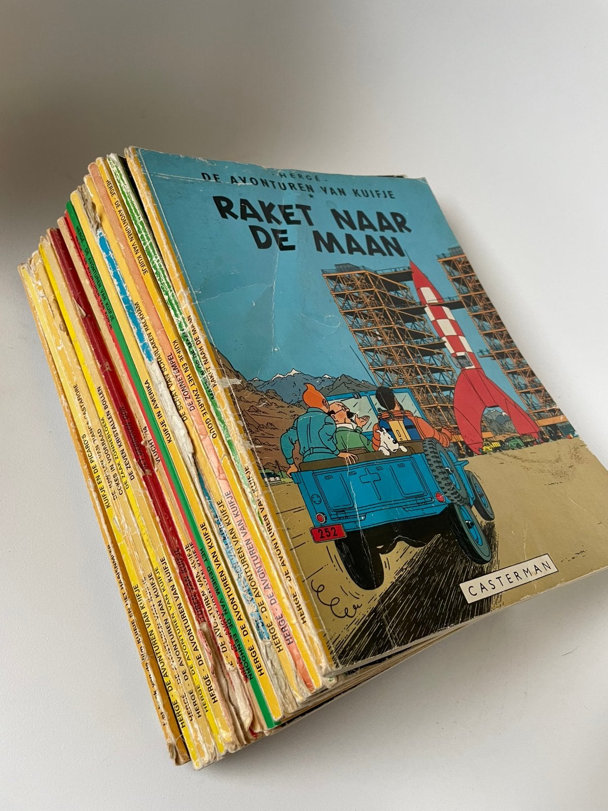 18 x Kuifje (Bobbie Haddock Zonnebloem picaro’s zonnetempel), Meerdere stripboeken, Ophalen of Verzenden, Gelezen