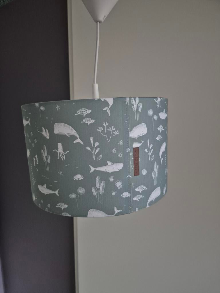 Little Dutch Hanglamp Ocean Mint, Ophalen of Verzenden, Zo goed als nieuw, Kinderkamer, Onderwaterwereld, Speels, Stof