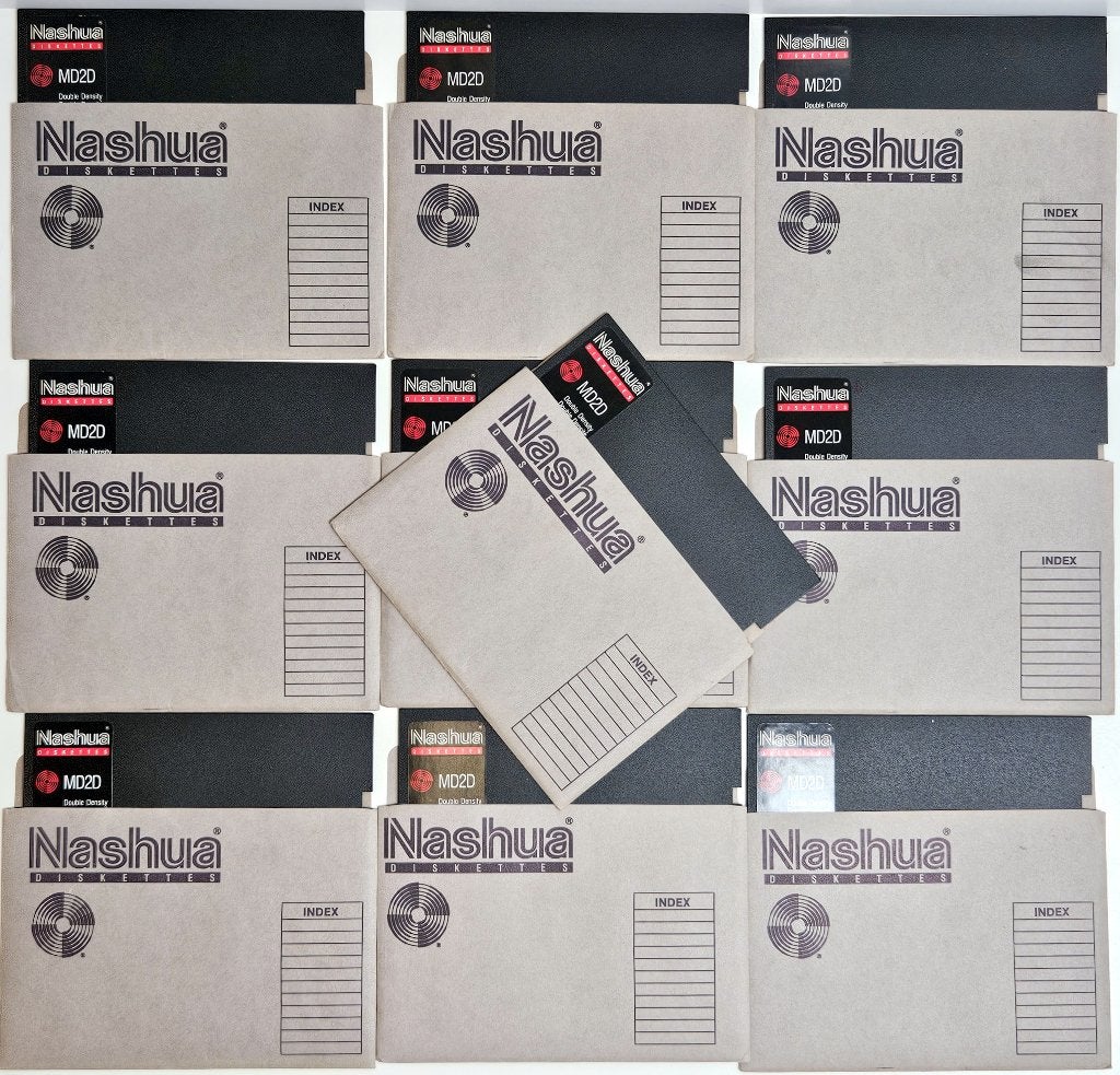 10 Geteste Nashua DD 5.25" Commodore 64 Floppy Disks, Ophalen of Verzenden, Nashua