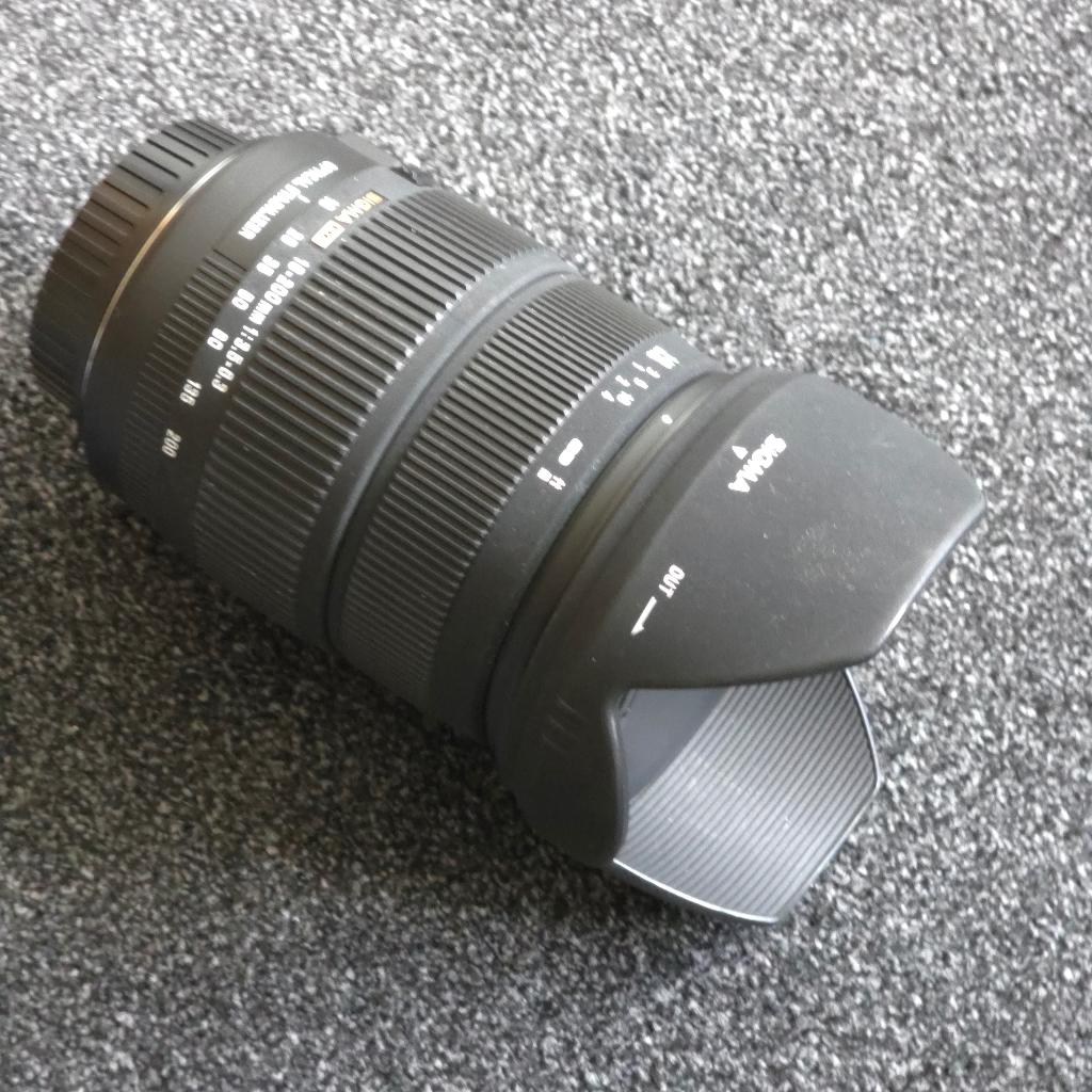 Sigma 18-200mm F3.5-6.3 DC OS voor Canon, Audio, Tv en Foto, Fotografie | Lenzen en Objectieven, Canon EF, Gebruikt, Macrofunctie