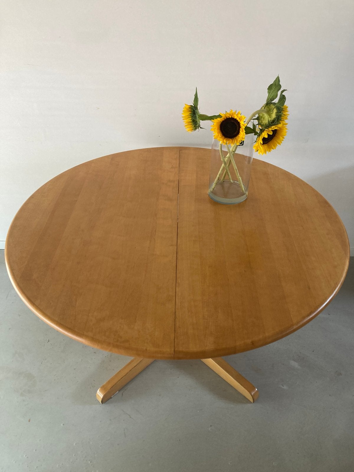 Vintage Deens design eettafel verlengbaar, Ophalen, Overige materialen, Güdme Mobelfabrik, Gebruikt