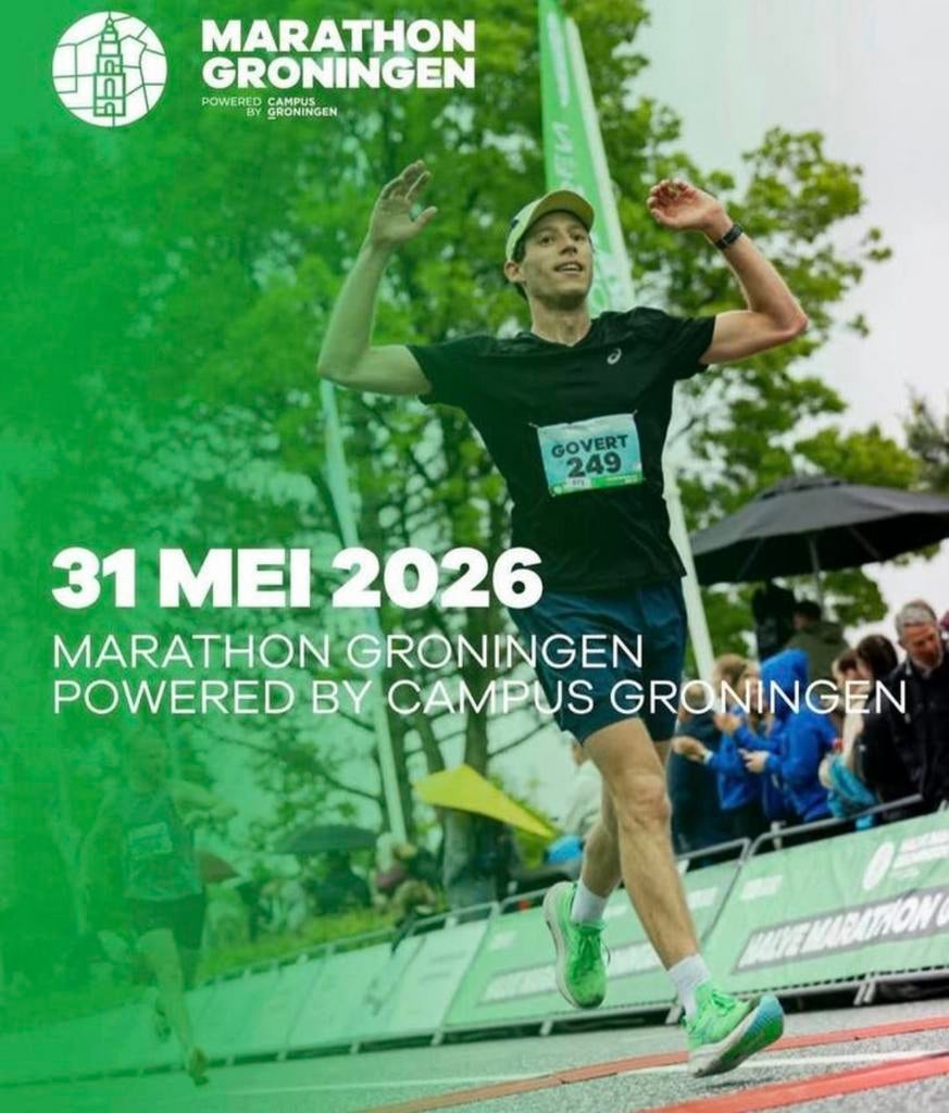 Startbewijs halve marathon Groningen, Eén persoon, April