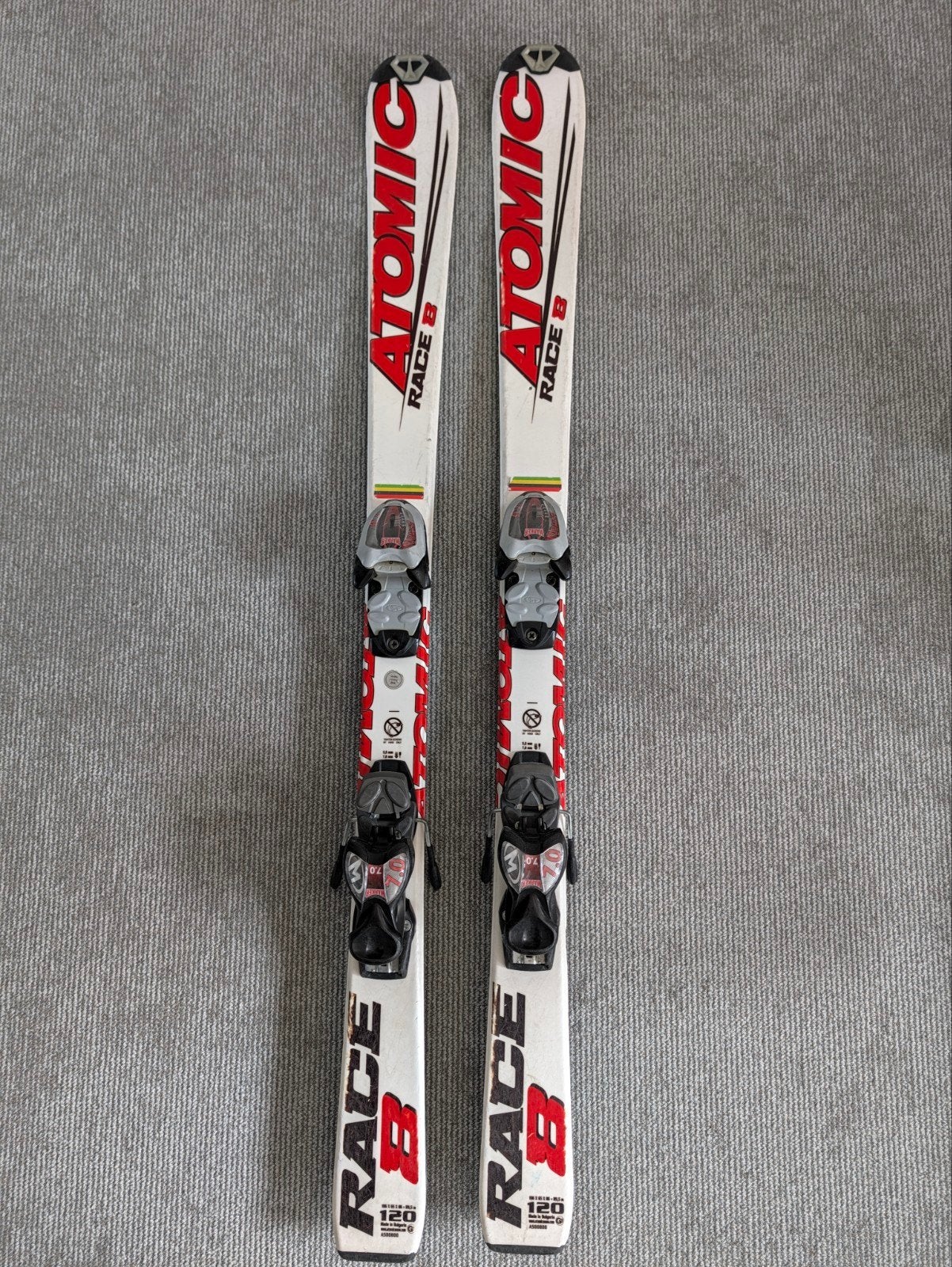 Skies voor kids, Atomic Race 8, 120cm, Ophalen, Gebruikt, 100 tot 140 cm, Atomic