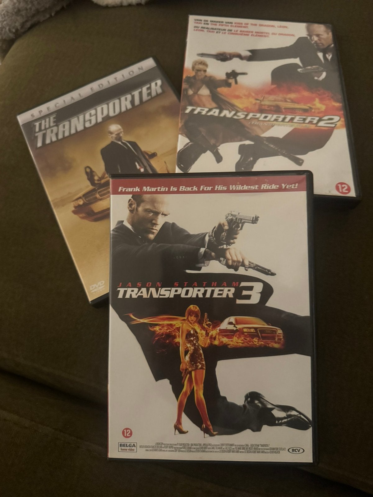 Transporter trilogie dvd, Cd's en Dvd's, Ophalen of Verzenden, Zo goed als nieuw