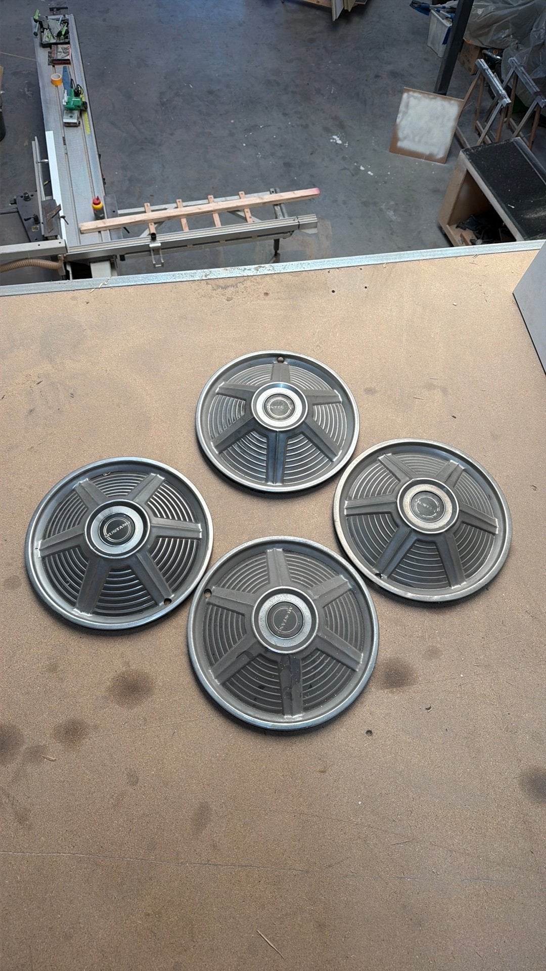 Hubcaps ford mustang, Ophalen of Verzenden, Gebruikt