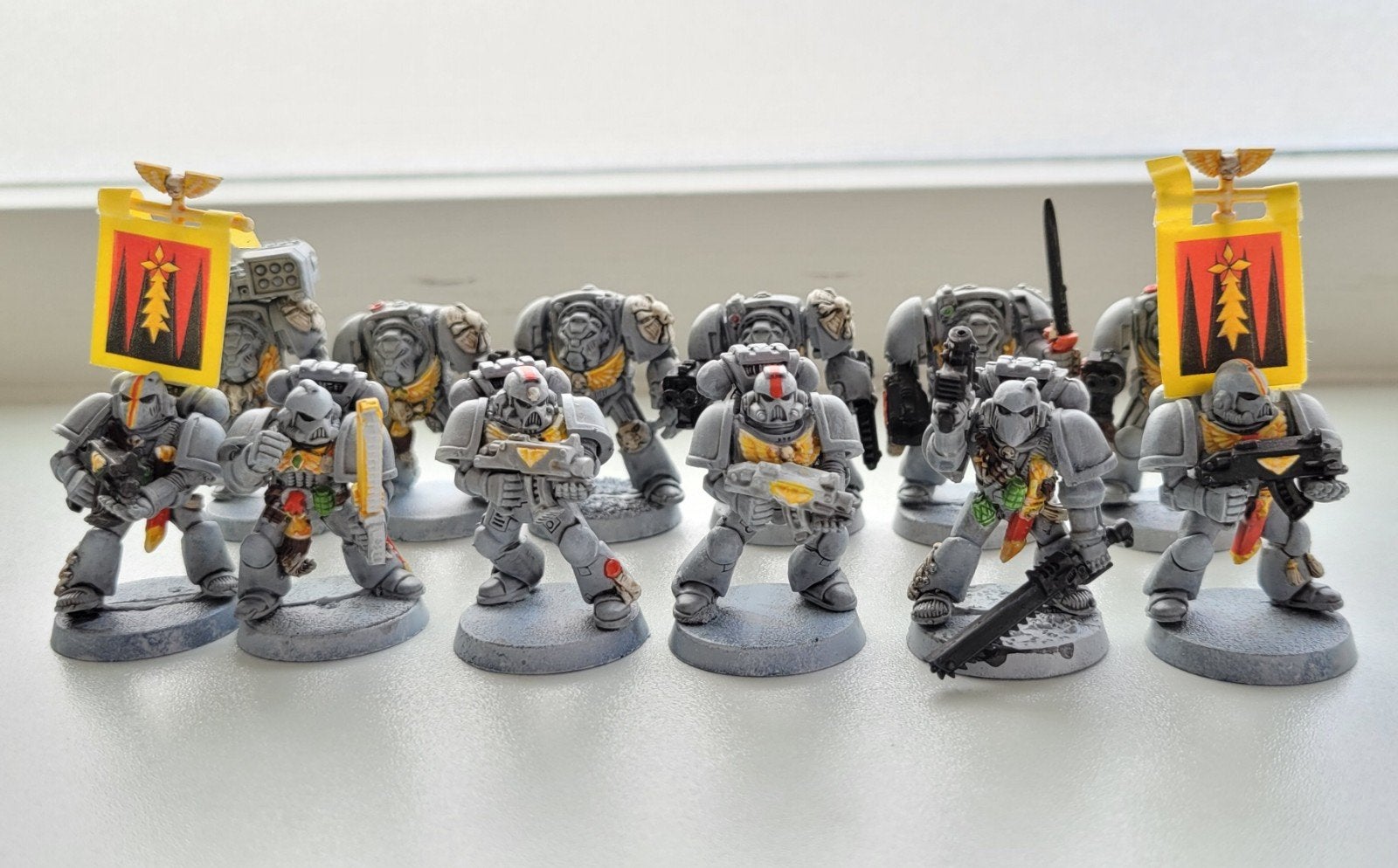 Oop Space Wolves lotje, Hobby en Vrije tijd, Wargaming, Gebruikt, Figuurtje(s), Ophalen of Verzenden, Warhammer 40000