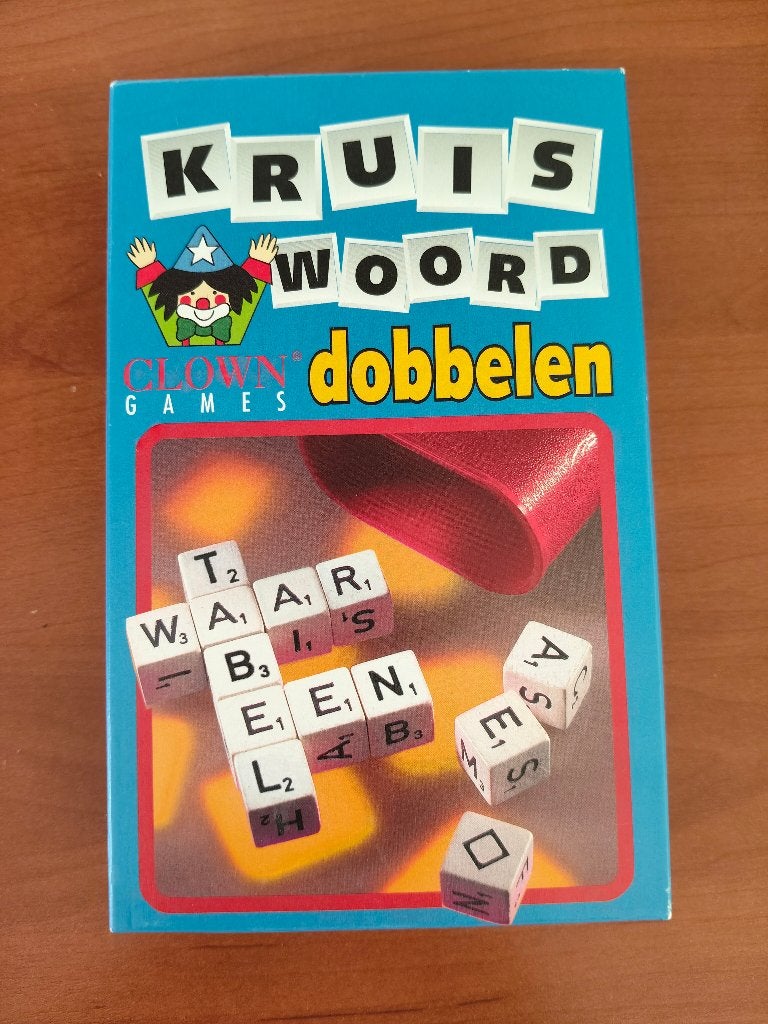 spel - kruiswoord dobbelen, Ophalen, Zo goed als nieuw, Clown Games