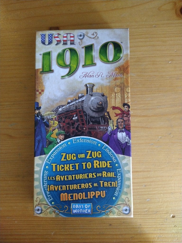 Ticket to Ride USA 1910 uitbreiding - Nieuw in doos, Een of twee spelers, Ophalen of Verzenden, Nieuw, Days of Wonder