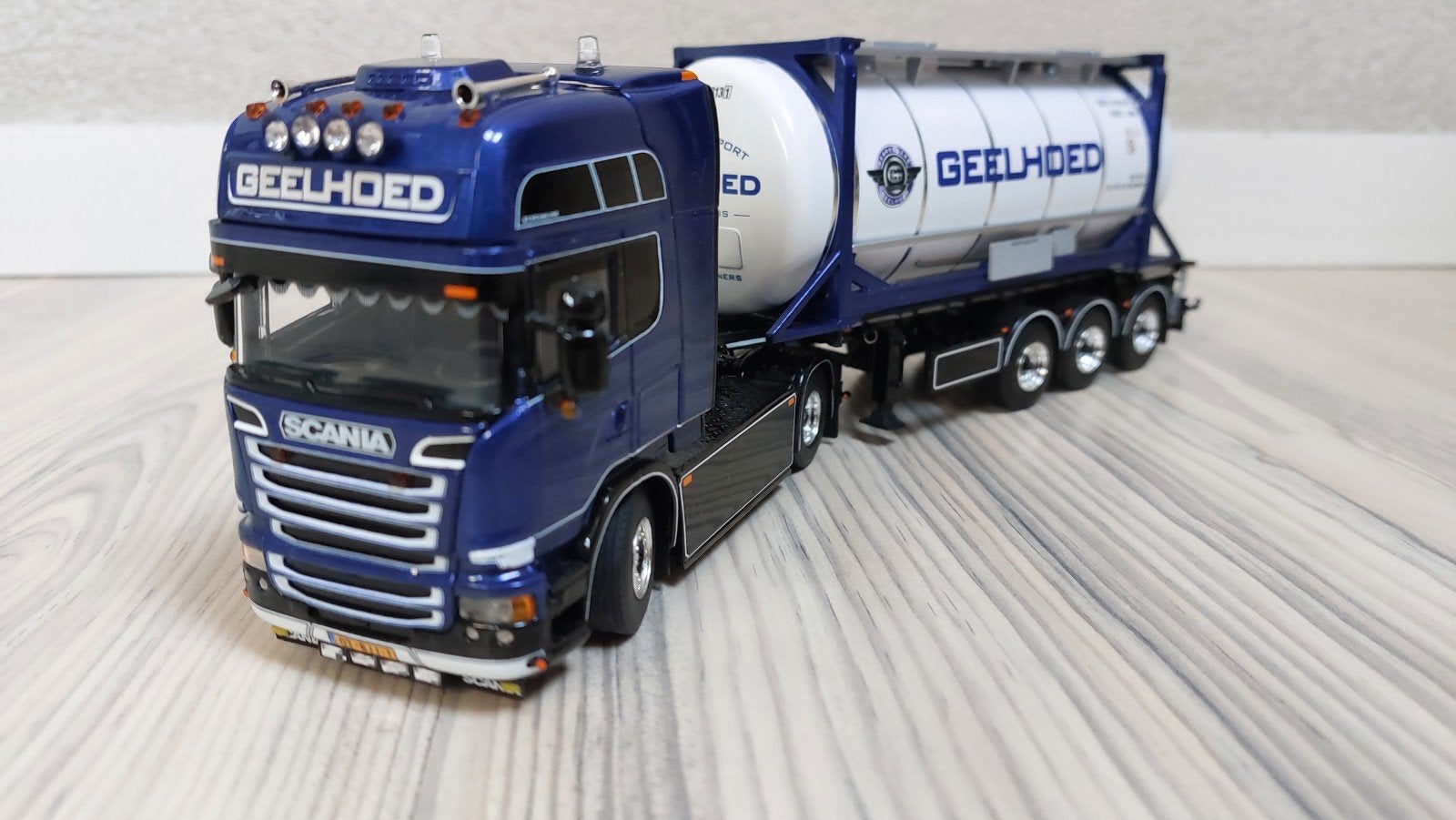 Wsi Geelhoed Scania R6 swap container combi, Ophalen of Verzenden, Nieuw, Bus of Vrachtwagen, Wsi