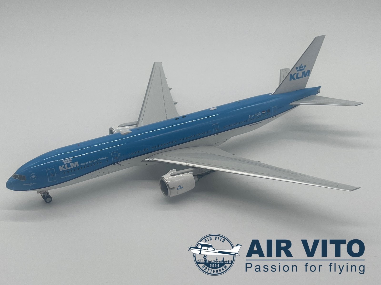 KLM - Royal Dutch Airlines IF772KL0824 PH-BQD Boeing 777-206, 2992jb, Schaalmodel, Ophalen of Verzenden, Operations@airvito.com