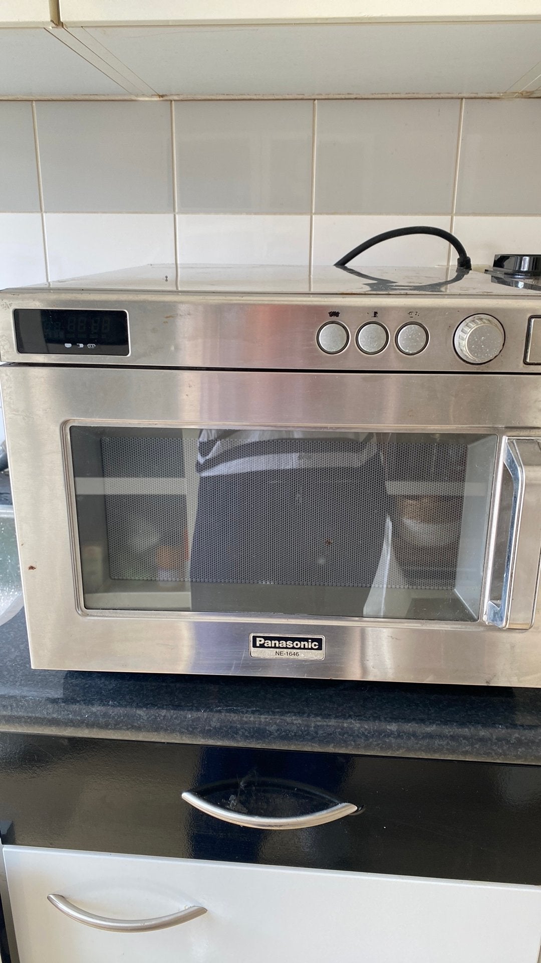 Horeca magnetron panasonic defect, Ophalen, Niet werkend, Vrijstaand