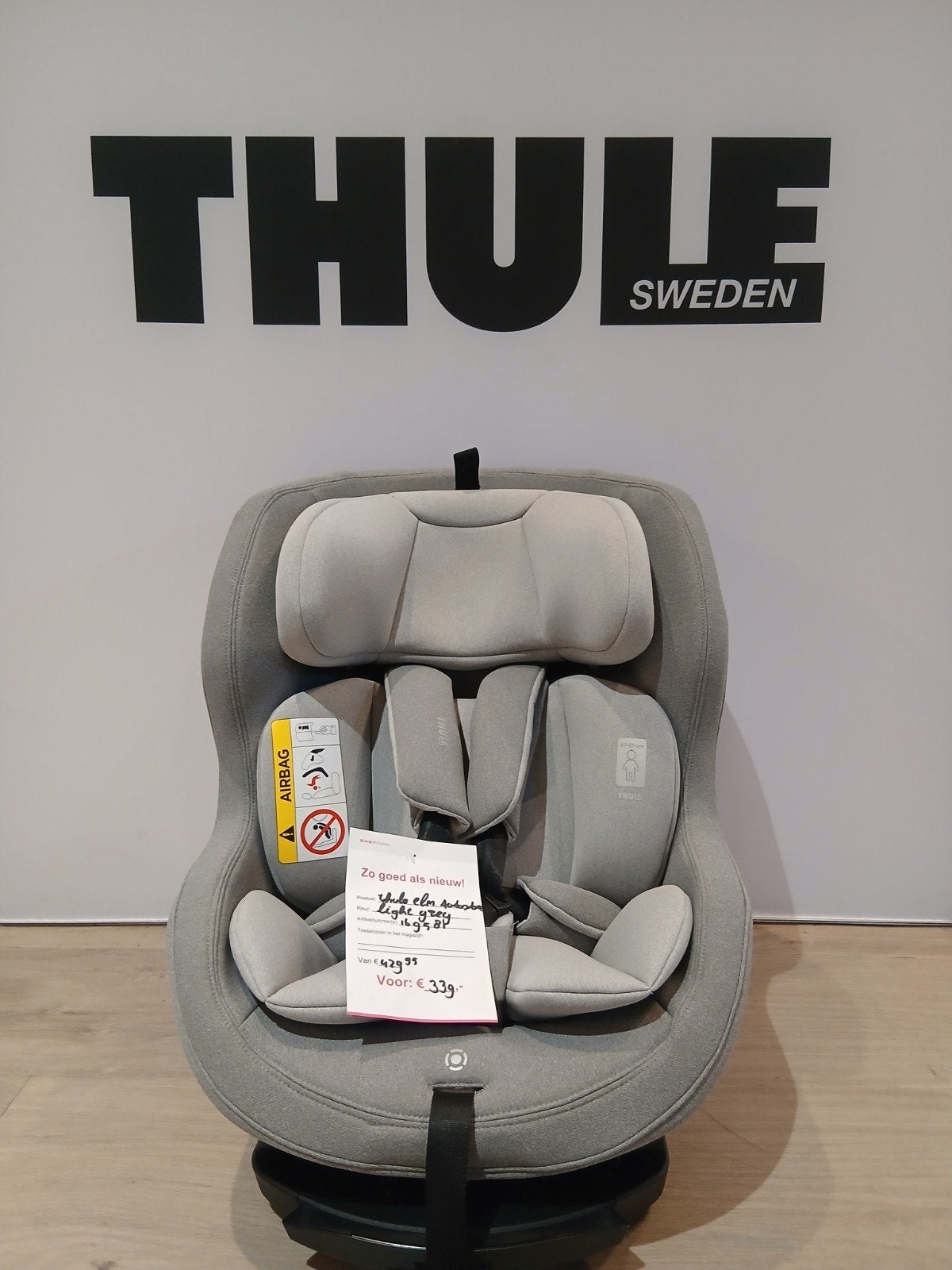 Thule elm Autostoel, Verstelbare rugleuning, Zo goed als nieuw, Isofix, Ophalen