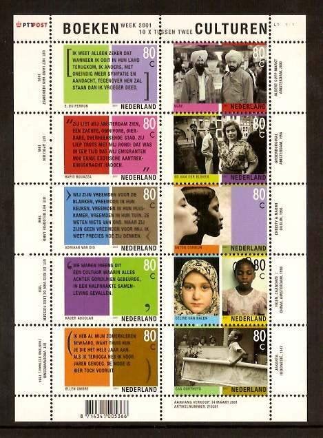 Nederland NVPH nr 1957/68 postfris Tussen 2 culturen 2001, Ophalen of Verzenden, Na 1940, Postfris
