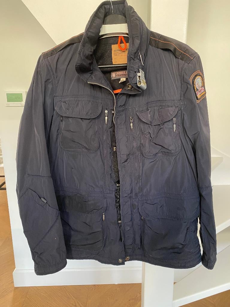 Parajumpers Windbreaker, Kleding | Heren, Maat 52/54 (L), Blauw, Parajumpers, Ophalen of Verzenden