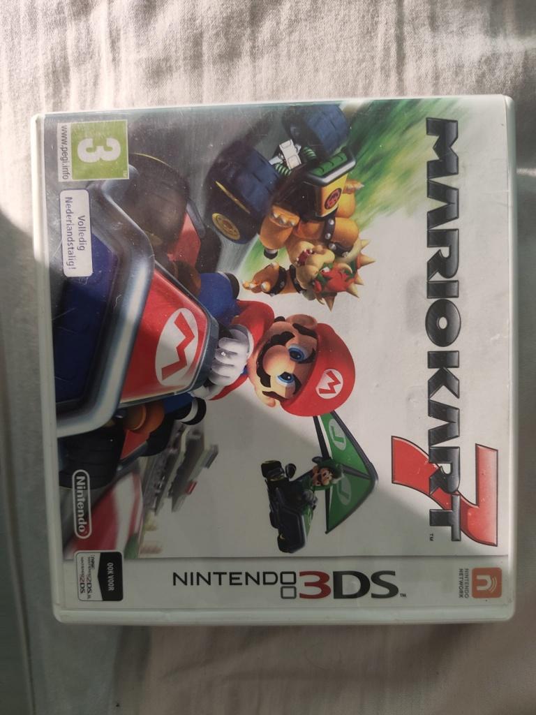Mario kart 7, Gebruikt, Verzenden, Racen en Vliegen, 3 spelers of meer